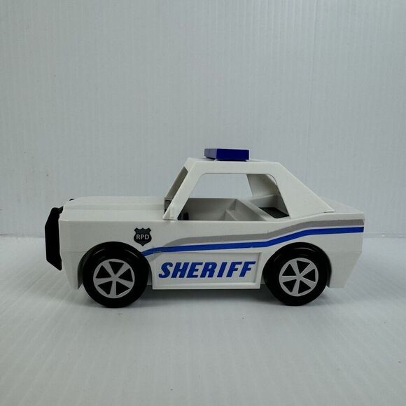 Roblox Neighborhood of Robloxia Patrol Car Toy Sheriff Police White Jazwares - Picture 1 of 9